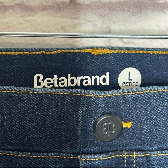 Betabrand Straight Leg Mid Rise Denim Jeans - Picture 7 of 11